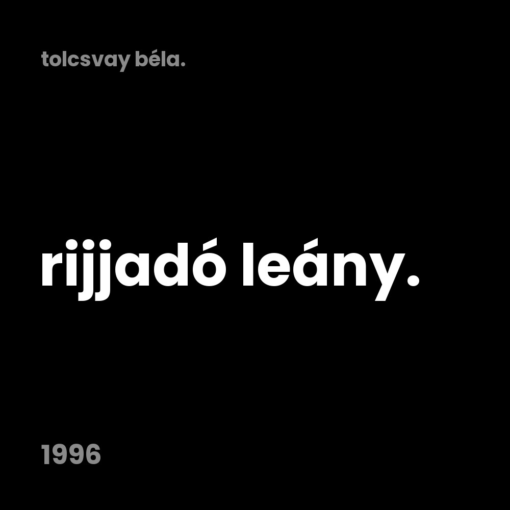 Rijjadó leány (1996)